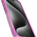 OtterBox iPhone 15 Pro MAX (Only) Commuter Series Case - Run Wildflower (Pink), Slim & Tough, Pocket-Friendly, with Port Protection