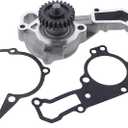 JEENDA Water Pump 49044-2066 With Gaskets 11060-2450 11060-2451 Compatible with Kawasaki FD590V FD611V FD620D FD661D Engine Kawasaki Mule 2500 2510 2520 3000 3010 3020 4000 4010 (water pump gaskets)
