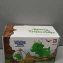 iPlay, iLearn Bouncy Pals Dinosaur Hopper Toy 2 Year Old Boy, Toddler Plush Bounce Animals, Ride on Bouncing Triceratops for Kids, Outdoor Hopping Horse Bouncer, Cool Birthday Gifts 3 4 5 6 Yr Girls