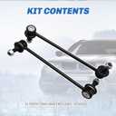 Stabilizer Sway Bar Link Front Compatible With Hyundai Elantra, Kia Forte Koup Forte5 Magentis Optima Rondo Front Sway Bar End Links K750032