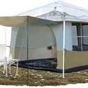 REDCAMP Canopy Camping Tent for Pop Up Canopy Tent, Inner Tent Converts Straight Leg 10'x10' or 10'x20' Canopy into Camping Tent, Fits 4-6 Person(Frame/Shelter NOT Included), 304.8 cm x 304.8 cm