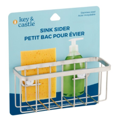 Key & Castle Stainless Steel Sink Sider