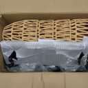 Boho Chandelier Light Fixture, Dining Room Light Fixtures Over Table, Kitchen Island Rattan Ceiling Hanging Light with Handwoven Shade, Adjustable Height Farmhouse Chandeliers, L 36"