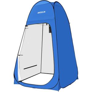 AKOZLIN Portable Pop Up Shower Tent Instant Privacy Dressing Changing Tent Outdoor Shower Room Camp Toilet Tent