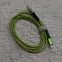 Tera Grand - Apple C89 MFi Certified Lightning to USB-A Braided Cable for iPhone 14/13/12/11 Pro Pro Max Plus Mini, SE XS Max XR X, 8/7/6 Plus, iPad, AirPods, 4 Ft Green