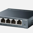 TP-Link - 5-Port 10/100/1000 Mbps Unmanaged Switch - Black