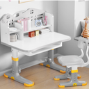 Kids Desk and Chair Set, Height Adjustable Kids Desk