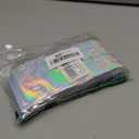 100 Pcs Holographic Mylar Bags, Smell Proof & Resealable Bag for Small Business, Foil Freshie Bags for Treat,Jewelry, Candy, Keychain, Package, Christmas Gift Bags, Goodie Baggies (3x5in)