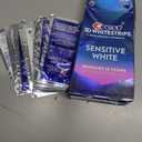 Crest 3D Whitestrips Sensitive White  Teeth Whitening Kit, 18 Treatments, Each with 1 Upper/1Lower, 36 Strips  Crest 3DWhite Teeth Whitening Strips