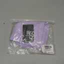 SUUKSESS Women Sexy Mesh Sheer Crop Tank Tops Sleeveless Ruched Going Out Tops (Medium, Purple)