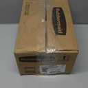 Rubbermaid Brilliance Glass Food Storage set of 4 containers 8 total pieces (4 containers + 4 lids) for Lunch Meal Prep and Leftovers Dishwasher and Oven Safe Clear/Grey