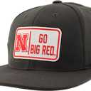ZHATS Standard NCAA Officially Licensed Fitted Hat M15Z Defer Charcoal, Grey, Medium