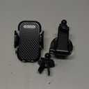 VICSEED True Military-Grade Shockproof Car Phone Holder [95LBS Vacuum-Locked Suction & Automotive-Grade] Cell Phone Mount Dashboard Windshield Vent Wall Truck Boat Cradle Stand for iPhone Android (Classic Black)