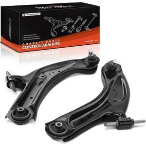 A-Premium 2 x Front Lower Control Arm, with Ball Joint & Bushing, Compatible with Nissan Rogue 2014-2020, Rogue Sport 2017-2022, Qashqai 2017-2023