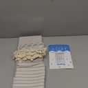 Farmhouse Shower Curtain Taupe Linen Texture Shower Curtains for Bathroom with Striped Tassel 72 X 72 Natural