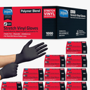 Inspire Black Nitrile Gloves | THE ORIGINAL Quality Black Gloves 8, Pack, L 