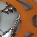 PTEROMY Crampons for Hiking Boots with 24 Stainless Steel Spikes, Ice Cleats for Shoes and Boots (Medium)