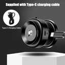 Magnetic Phone Holder for Car, Strong Vacuum Suction Cup, 360 Rotation, Universal Phone Mount for Windshield/Dashboard/Glass/Mirror, Hands-Free Car Accessories, Compatible with iPhone Android (Black)