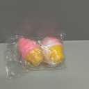 2pcs Ice Cream Squishy Toy, Summer Sensory Stress Relief Squeeze Squishy, Party Favors for Anxiety Relief Everyone, Birthday Gift (Pink)