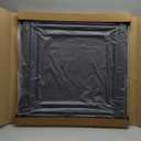 Art3d PVC Ceiling Tiles, 2'x2' Plastic Sheet in Black (12-Pack)