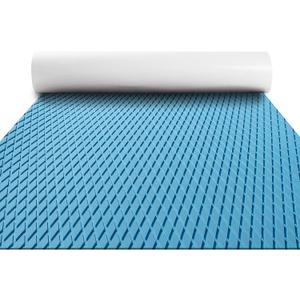 FOCEAN Boat Flooring EVA Foam Boat Decking Camo Marine Flooring Self-Adhesive Marine Mat for Motorboat RV Yacht Kayak 94.5" x 47.2"/23.6"/15.7" (Blue)