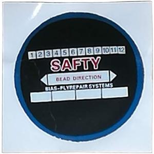 HARZOLE Heavy Duty Radial ply Bias-Ply Repair Patches CPB-2503 One ply 3-4/5" 96mm 10pcs Tire Patch Tire Patch Plug