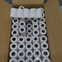 MFLABEL 2-1/4" x 50' Thermal Paper Rolls - 100 Rolls Bulk POS Receipt Papers for Clover, First Data Terminals | Credit Card Paper with HD Printing, Fade-Proof & Jam-Free 