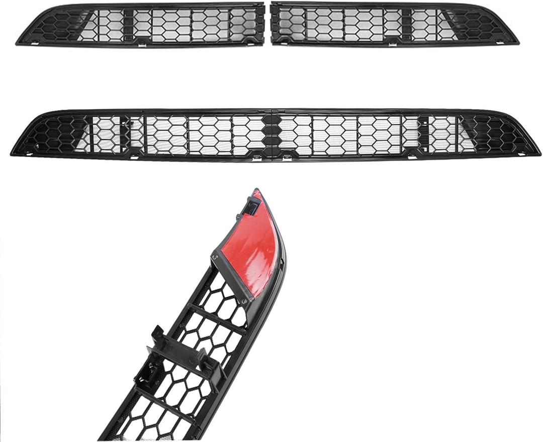 2024-2025 Model Y Front Grille Cover  Upgrade Mesh Panel for Improved Airflow | Snap-On Installation | OEM Style Fit | Durable & Custom Fit(Upgraded for Tesla ModelY2021-2024)
