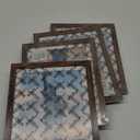 SESEAT 8x10 Picture Frames Rustic Brown with Mat Photo Frames 4 Packs for Tabletop or Wall