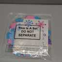 Zonon 24 Pieces Holiday Snowflake Craft Kit Winter DIY Hanging Craft Ornaments Snowflake Kit for Christmas Tree Home Activity Decorations(Blue, White)