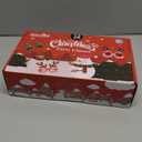 Max Fun 12Pcs Christmas Glasses Glitter Holiday Party Glasses Frames Christmas Decoration Accessories Costume Eyeglasses for Christmas Parties Holiday Favors (One Size Fits All)