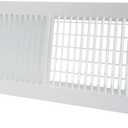 16 x 6 Inch [Duct Opening] Air Vent Covers for Wall or Ceiling - High Airflow 2 Way Steel Ventilation - Adjustable Wall/Ceiling Register, 17-3/4 Inch x 7-3/4 Inch [Overall Dimensions]