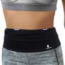 Universal One Size Waist Pack, Black, Water Resistant, Secure Pockets, Comfortable Design