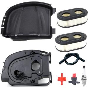 595658 593260 Air Filter Cover Base Assembly Kit | Compatible with Briggs and Stratton Models 103M02 104M02 104M05 09P700 093J02 Lawn Mower Engines (8pcs)