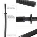 2 Pack 31.5 Inch Polypropylene Cosplay Training Katana Swords Set