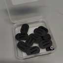 Metal Cubicle Hooks for Fabric Walls Cubical Wall Hooks, Versatile Use Pins & Picture Hangers Hook for Work, Cork Board & Wall Decor 10 Pcs Push Pin Hooks Office Cubicle Accessories, Organizers, Black