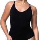Snatched Women's Shapewear Bodysuit Tummy Control Body Shaper - Seamless Sculpting Waist Body Suit (Large, Black)