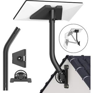Starlink Gen 3 Mount, 180 Adjustable Starlink Mounting Kit, Heavy Duty Pivot Starlink Wall Mount, Starlink Pole Mount for Gen 3