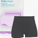 Frida Mom 8pc Postpartum Underwear, Disposable Boyshort Panties, Seamless, Stretch Support, New Mom Essentials, Size Regular (28in42in)
