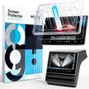 Wigoo Tesla Model Y Premium 2025 & Model 3 Highland Screen Protector Matte [No Glare & Fingerprint] Model 3 (2024~2026)/Model Y Premium Accessories, 15.4" Tempered Glass Protector with Alignment Kit