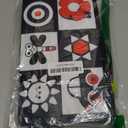 Oarifun Tummy Time Floor Mirror with Teethers, Double-Sided Baby Mirror Black and White High Contrast Baby Toys for Babies, Baby Montessori Toys Crawling Developmental Newborn Infant Sensory Toys