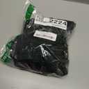 Blooming Jelly Women One Piece Swim Dress Tummy Control Swimsuits Slimming Mesh Sheer Sarong Wraps Bathing Suit (Small, Black)