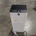 SereneLife 10,000 BTU Portable Air Conditioner, 3-in-1 AC with Cooling, Dehumidifier and Fan, Energy Efficient Mini AC Unit with 450 Sq. Ft. Coverage, Includes Window Mount Kit, (Gray) (White)