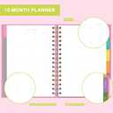 2 x And Per Se Student Planner 2025-2026, Academic Planner July 2025 - June 2026, 8.5"  6.2", Weekly & Monthly Lesson Plan for Students with Colorful Tabs & Stickers (Smart Letter)