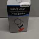 Drain Snake Auger 33 Feet, Plumbing Snake Drain Hair Clog Removal Tool, Heavy Duty Toilet Snake Auger, Sink Unclogger Drain Cleaner Tool for Bathroom Kitchen Tub Shower Drain Clog Remover with Gloves