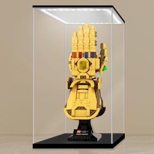 LANSCOERY Acrylic Display Case with Adjustable Yellow/White/Warm LED Light, UV Protection Clear Display Box, Dustproof Showcase for Action Figures, Models, Collectibles - 5.9x7.1x13.8inch LANSCOERY Acrylic Display Case with Adjustable Yellow/White/Warm LED Light, UV Protection Clear Display Box, Dustproof Showcase for Action Figures, Models, Collectibles - 5.9x7.1x13.8inch