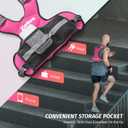 ZELUS Weighted Vest for Men and Women | Pink, 11-20 lb Vest with 6 Ironsand Weights for Home Workouts | Adjustable Body Weight Vest Exercise Set for Cardio and Strength Training