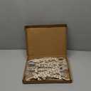 12 Pieces Thanksgiving Wood Word Cutout Joyful Merry Thankful Grateful Blessed Peace Gather Word Sign Rustic Thanksgiving Plate Cutout Signs for Home Party Table Decoration (Fresh Style)