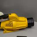 500-CFM 160-MPH Cordless Leaf Blower for Dewalt Battery, Brushless Motor Electric Leaf Blower Cordless with Six Speed Modes, Button Lock and Two Nozzles(Tool Only)