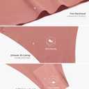 DEANGELMON Women String Bikini Panties Seamless Underwear Microfiber No Show Invisible Stretchy Soft Pack (XL)